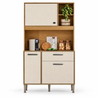Armário De Cozinha Compacta 3 Portas 3 Nichos Yogi