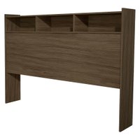 Cabeceira Queen 3 Nichos MDF 165 cm Melissa Castanho Decmade