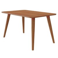 Mesa de Jantar 4 Lugares Tampo MDF 130x80 cm 21132 Cinamomo MOLCI