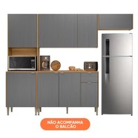 Armário de Cozinha Compacta 6 Portas 1 Nicho Surya
