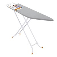 Mesa de Passar Roupa com Ponta Aço Carbono Branco Lavanderia Utmil Área de Serviço