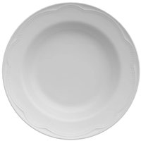 Prato Fundo Porcelana Germer Cottage Branco 350ml Avulso Sopa Caldo Relevo