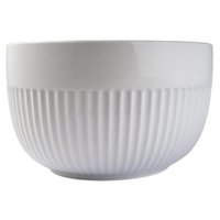 Tigela Grande 22cm em Porcelana Redonda Branco Assar e Servir Germer Cozinha