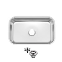 Cuba n.2 Tramontina Basic Aço Inox 56x34x14cm Válvula Outlet - 94900306