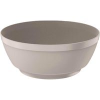 Saladeira Luna 3,5L Tigela Redonda Restaurante Plástico Bege Linha Servir Ou Saladas Sobremesas