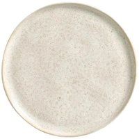 Prato Raso Porto Brasil 27cm Bio Vanilla Cerâmica Stoneware Orgânico Off White Mesa Posta Avulso