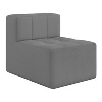 Sofá Modulado na Caixa 1 Lugar 77cm Espuma D33 Multimóveis CR45350 Cinza