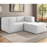 Sofá Modulado na Caixa 3 Lugares 154cm Espuma D33 Multimóveis CR45355 Branco