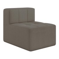 Sofá Modulado na Caixa 1 Lugar 77cm Espuma D33 Multimóveis CR45350 Bege Escuro