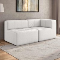 Sofá Modulado na Caixa 2 Lugares 154cm Espuma D33 Multimóveis CR45352 Branco