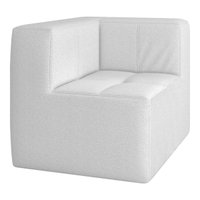 Sofá de Canto Modulado na Caixa 1 Lugar 77cm Espuma D33 Multimóveis CR45349 Branco