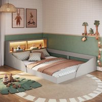 Cama Montessoriana com LED 140 Lille Arenas