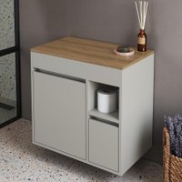 Balcão Gabinete Suspenso Banheiro 60 Bangladesh Arenas