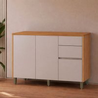 Balc&atilde;o de Cozinha 2 Portas 3 Gaves com Tampo 120cm Allure Linea Brasil