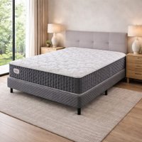 Conjunto Base Box Casal Sommier com Colch&atilde;o Ecoflex MM Touch 138x188x76
