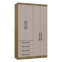 Conjunto Quarto Queen 7 Pe&ccedil;as 11 Portas 7 Gavetas Paris Luciane M&oacute;veis