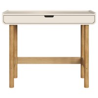Escrivaninha 1 Gaveta 100 cm 28102 Aura Off White Artesano