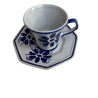 Xicara e Pires modelo prisma 150 ml  Monte Sião de PORCELANA