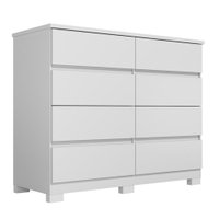 Cômoda 8 Gavetas Apolo - Branco