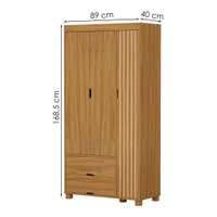 Quarto Solteiro Bela Cama Comoda E Guarda Roupa MDF Nature Off Decmade