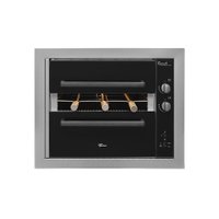 Churrasqueira G&aacute;s Embutir Ranch Grill com 3 Espetos Bivolt Inox Fischer
