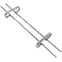 Kit 10 Suporte Para Taças 39cm Cromado Adega Bar Vinho Organizador Decoração