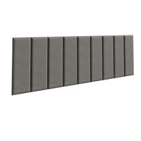 Cabeceira Estofada Modular Kit 9 Peças para Camas até Casal/Queen Silver Madesa