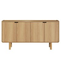 Buffet Balcao 4 Portas 160 cm Pes Madeira Maciça 28095 Hanover Artesano