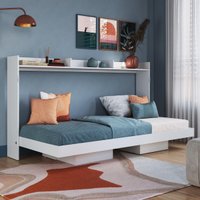 Cama de Solteiro Articulada para Colchão 188x78cm Multimóveis CR40129 Branco