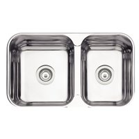 Cuba Dupla Tramontina Isis Aço Inox Polido 69x40 cm Outlet