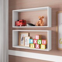 Nicho Organizador Retangular 69,3cm Multimóveis CR40154 Branco