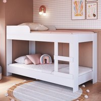 Beliche de Solteiro para Colchão 188x78cm Multimóveis CR40145 Branco