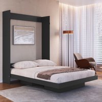Cama de Casal Articulada para Colchão 188x138cm Multimóveis CR40139 Grafite