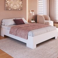 Cama Queen para Colchão 198x158cm Multimóveis CR40136 Branco