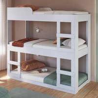 Treliche de Solteiro para Colchão 188x78cm Multimóveis CR40146 Branco