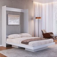 Cama de Casal Articulada para Colchão 188x138cm Multimóveis CR40139 Branco