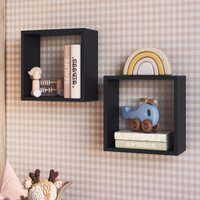 Nicho Organizador Quadrado 31,3cm Multimóveis CR40153 Preto