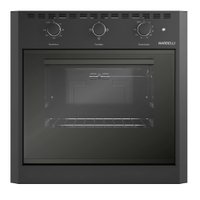 Forno Elétrico de Embutir 60 Litros Nardelli Preto E60