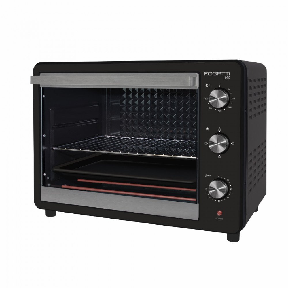 Forno 60l Fogatti Preto - Elétrico - I60 - 110v - 10050451.1