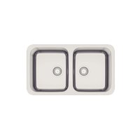 Cuba de Embutir Tramontina Dora Duo 2C 34 BL Aço Inox Acetinado 77x45 cm Outlet