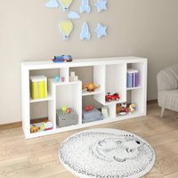 Estante Infantil Multiuso 8 Nichos Multimóveis CR40156 Branco