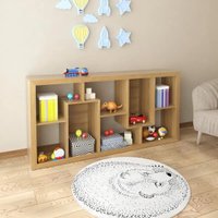 Estante Infantil Multiuso 8 Nichos Multimóveis CR40156 Amêndoa