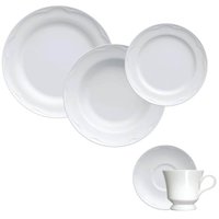 Jogo de Jantar Aparelho Germer Porcelana 30 peças Chá Branco Cottage Mesa Posta