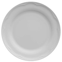 Prato de Sobremesa Germer Porcelana 20cm Branco Relevo Cottage Avulso Redondo