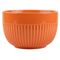 Tigela Grande Redonda 22cm Porcelana Laranja Assar e Servir Germer Cozinha