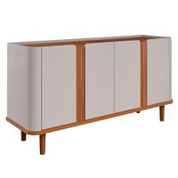 Buffet Balcao 4 Portas MDF 153 cm 16728 Cinamomo Off White MOLCI