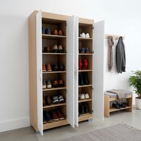 Armário Sapateira Multiuso 2 Portas DM-580 cor:brancoriviera