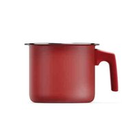 Fervedor Leiteira 14CM Intense Vermelho Euro Cozinha Antiaderente