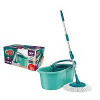 MOP Giratório Verde Água Flashlimp Limpeza Casa Uso Doméstico