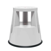 Escada Móvel Cinza Flashlimp Dobrável Antiderrapante Uso Doméstico